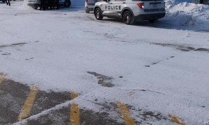 Man Rams Skid Loader Into Police Cruiser