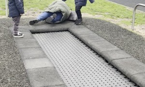 Nan Takes a Tumble on Park Trampoline