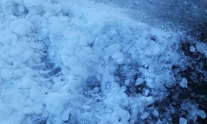 Frozen Car Door Traps Driver Inside