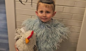 Son Dresses Up As TV Character