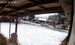 Neighbor's Jeep Hit Hard