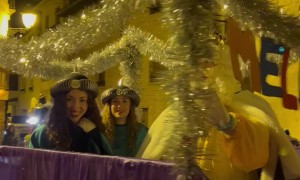 Angry King Throws Candy