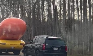 Sausage-Shaped Automobile Gets A Misdewiener