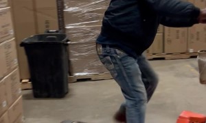 Expertly Drifting A Pallet Jack