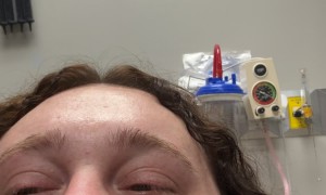 Hospital Patient Giggles at Giant TV Remote