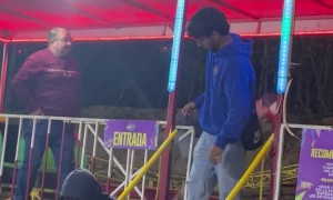 Broken Amusement Park Ride Strands Woman