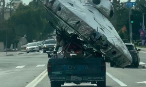 UFO Gets Towed