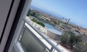 Apartment Tour Interrupted By Clear Glass Door