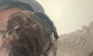 Mocha the Dog Looks Pitiful Soaking Wet