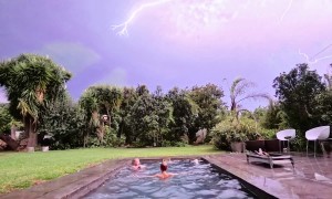 Swimming During Thunderstorm