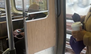 Chicago Train Runs With Open Doors