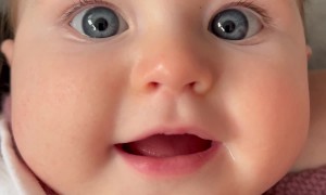 Baby Has The Most Beautiful Eyes