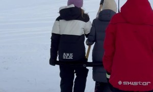 Taking A Ski Lift With No Skis