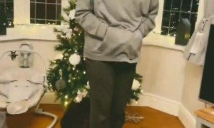 Dad Skillfully Catches Things With His Feet