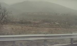 Tesla Hydroplanes Into Guard Rail