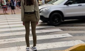 Busy Crosswalks In Peru
