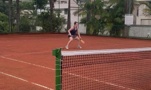 Tropical Tennis Means Having Mosquito Racket