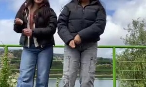 Dancing Sister Falls Through Floorboard