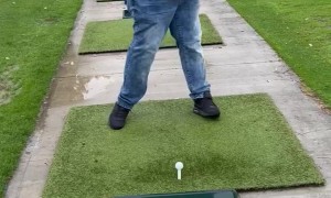 Golf Version Of Tablecloth Magic Trick