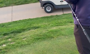 Golf Ball Gets Stuck in Driver