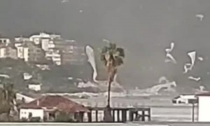 Extreme tornado broke out in Kumluca and Demre districts