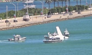 Seaplane Crashes Near the Port of Miami
