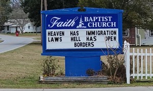 Church Presents Controversial Statement on Billboard