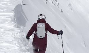 Skier Takes 'Drop In' Too Literally