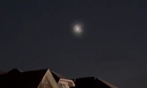 Rocket Launch Creates Ring In Sky