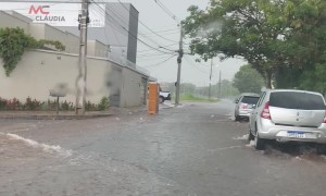 Wardrobe Washes Down the Street with Rain