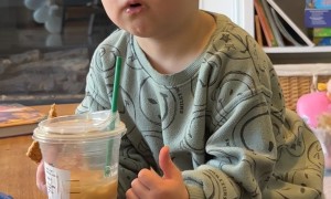 Caught Red-Handed Drinking Coffee