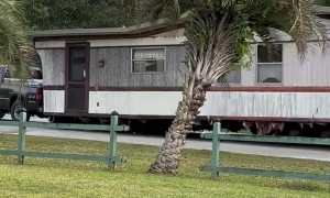 Truck Pulls Mobile Home