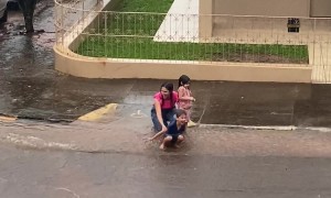 Making Memories With Mom in the Rain