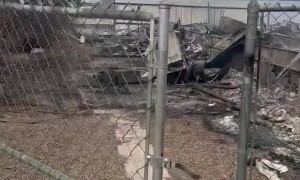 Wildfire Burns Fritch, Texas