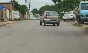 Catawampus Car Drives Awkwardly Down The Street