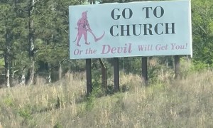 A Threatening Plea to Attend Church