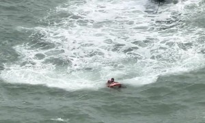 Spanish Civil Guard Rescue Fisherman