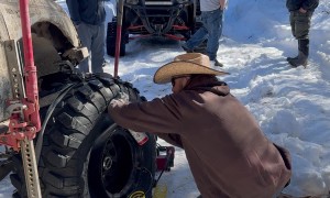 Attempt to Seat Spare Tire End in a Fiery Fail