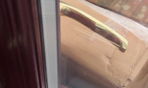 Poorly Placed Package Locks Woman in House