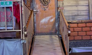 Woman Trips on Way Out of House of Terror