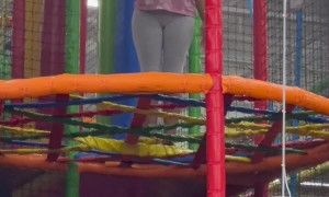 Woman Loses Her Wig On Obstacle Course