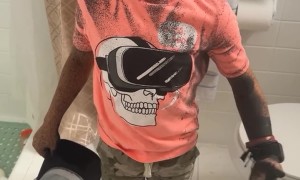 Boy Has "Accident" With Can of Spray Paint