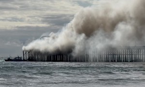 Fire On Historic Oceanside Pier