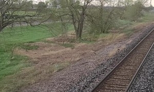 Train Conductor Finds Himself Caught In Tornado's Path