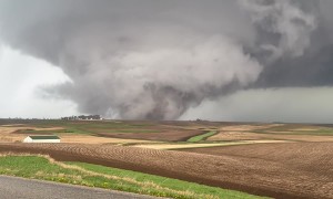 Massive Wedge Tornado Near Shelby, Iowa