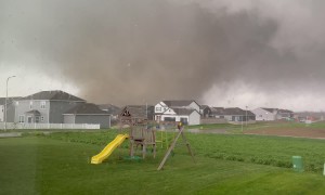 Tornado Passes Through Nebraska Neighborhood