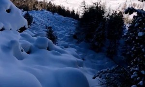 Pillow Skiing In Switzerland