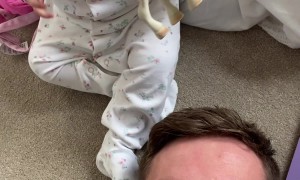 Baby Thwarts Dad's Attempt to Take a Cute Selfie