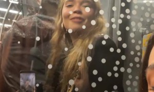 Opening Door Traps Unsuspecting Woman