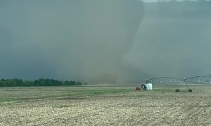 Close Encounter With a Landspout Tornado